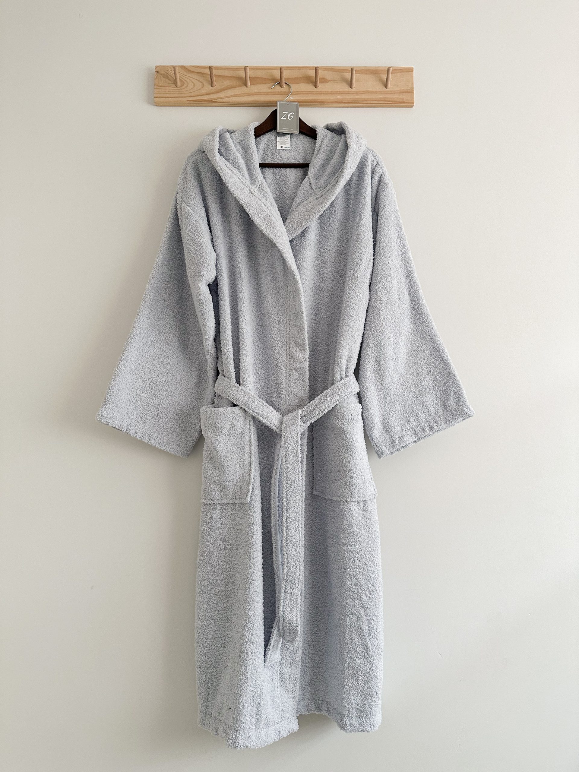 Махровый халат ZG с капюшоном — изображение 14