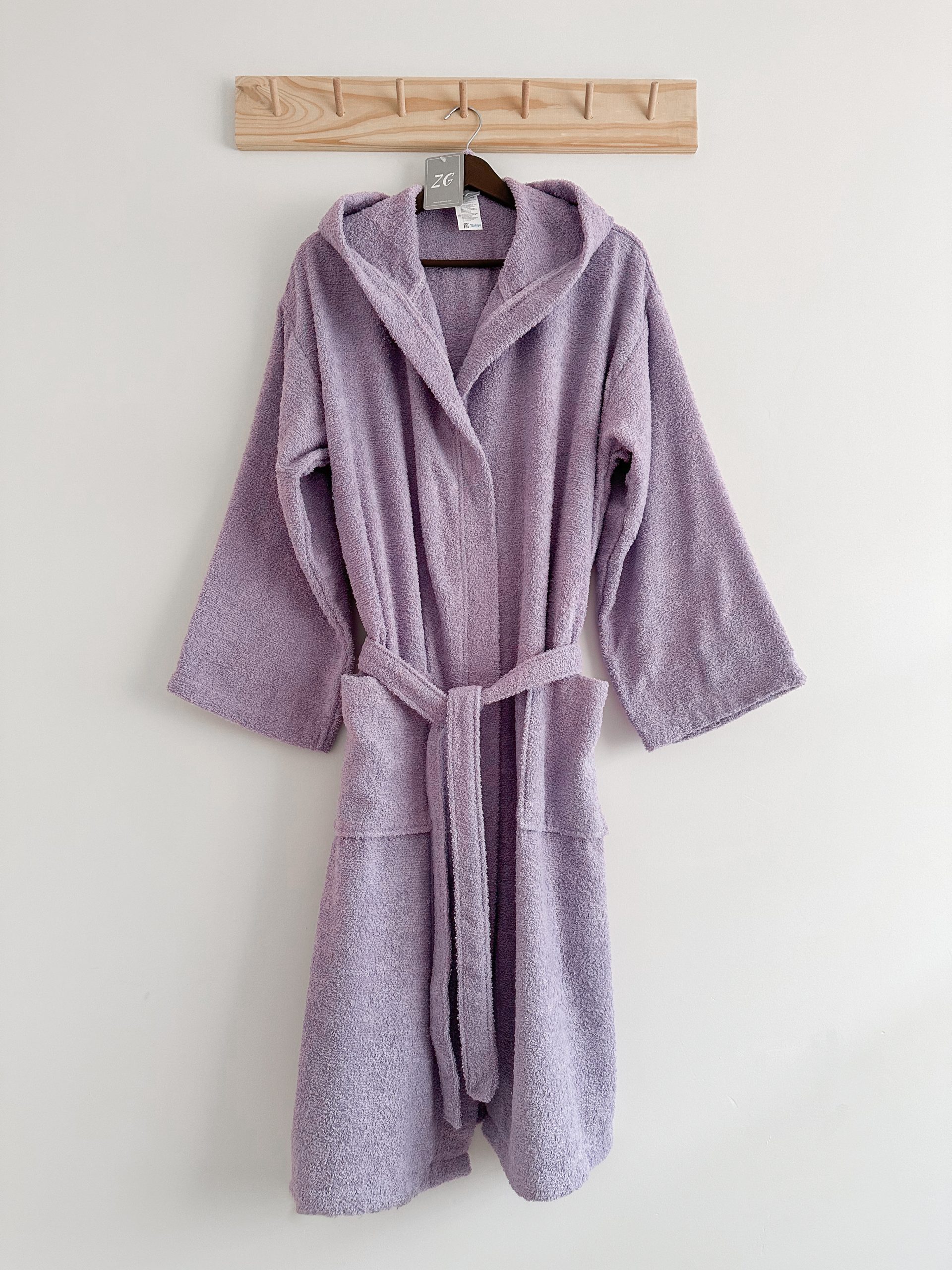 Махровый халат ZG с капюшоном — изображение 8