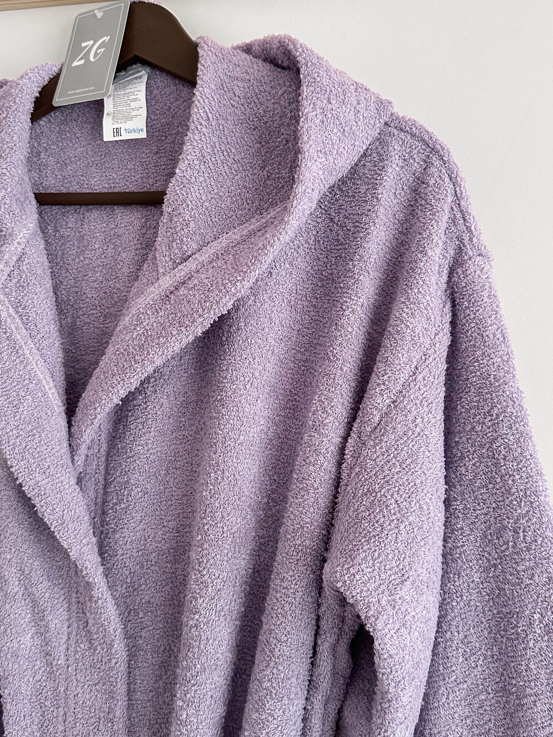 Махровый халат ZG с капюшоном — изображение 9