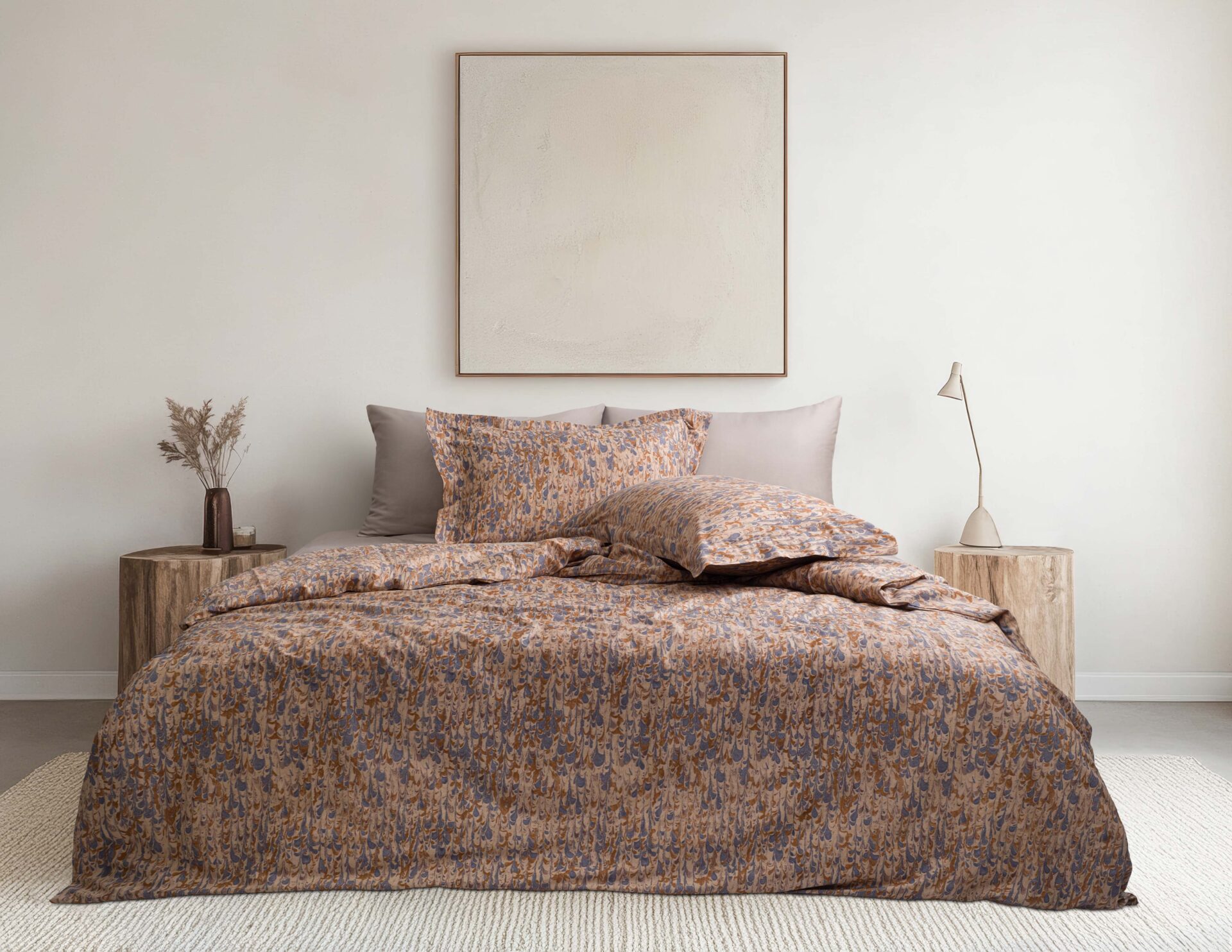 Семейный постельный комплект Сатин- Arte Cinamon